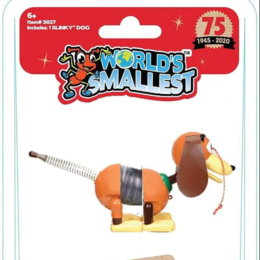Worlds Smallest Slinky Dog Mini Pull Toy